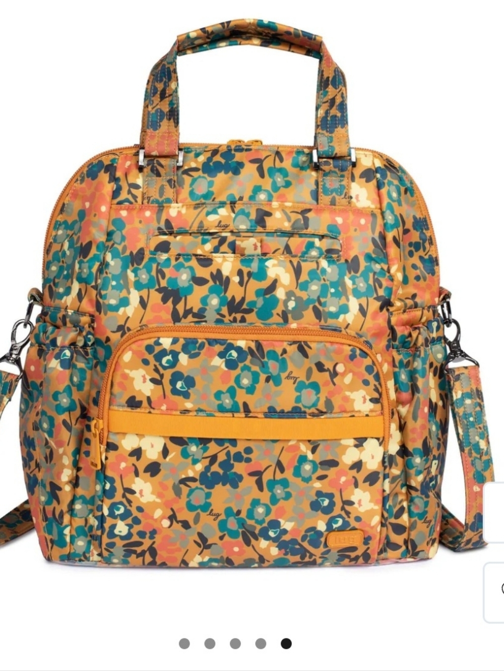 $130 Retail Lug Canter Tote Converts To Backpack Or Satchel